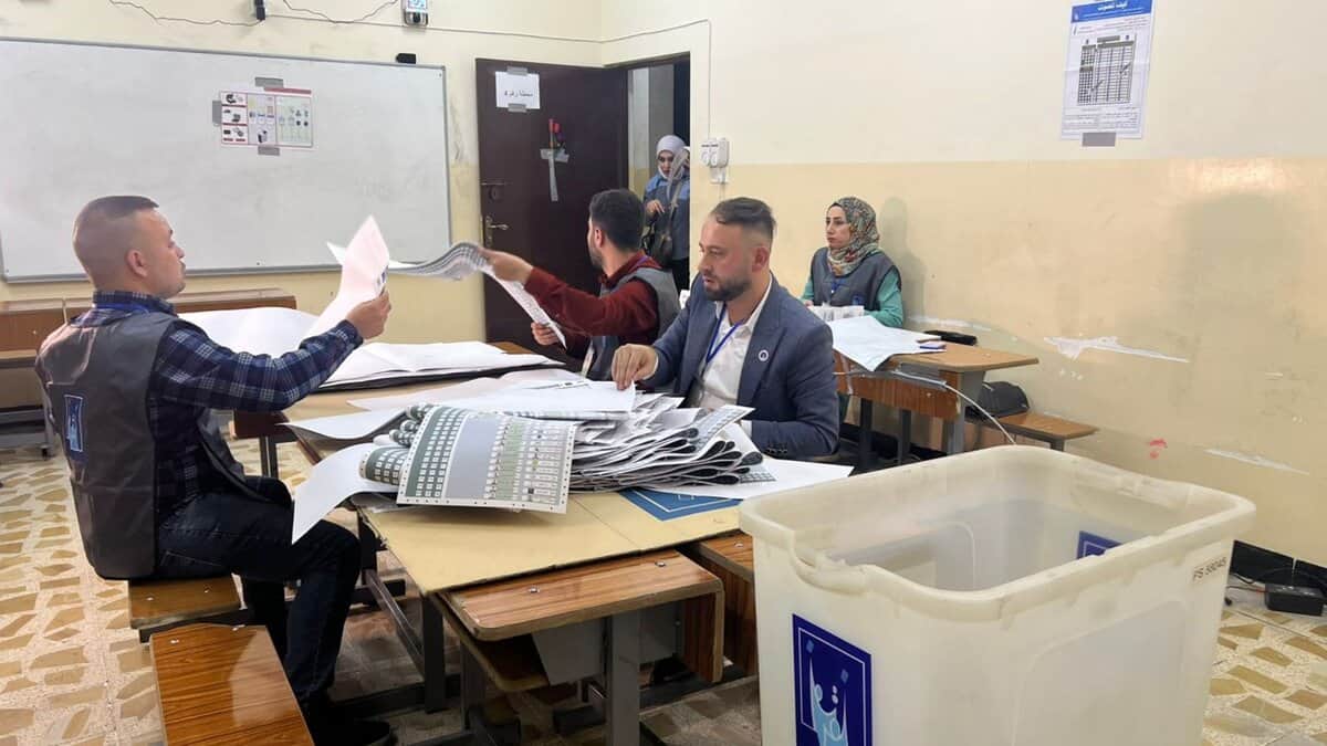vote counting as Iraq’s parliamentary elections progress