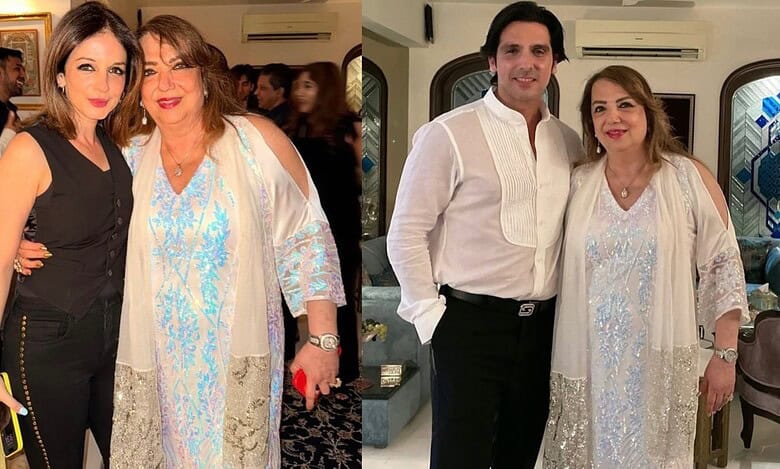Zayed, Sussanne Khan’s mother Zarine Katrak