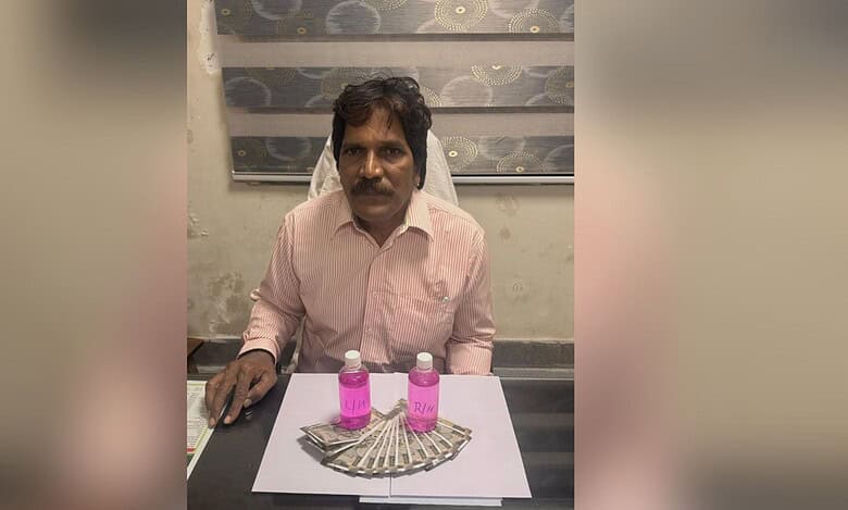 Telangana ACB arrested Puppala Anjaneyulu Goud