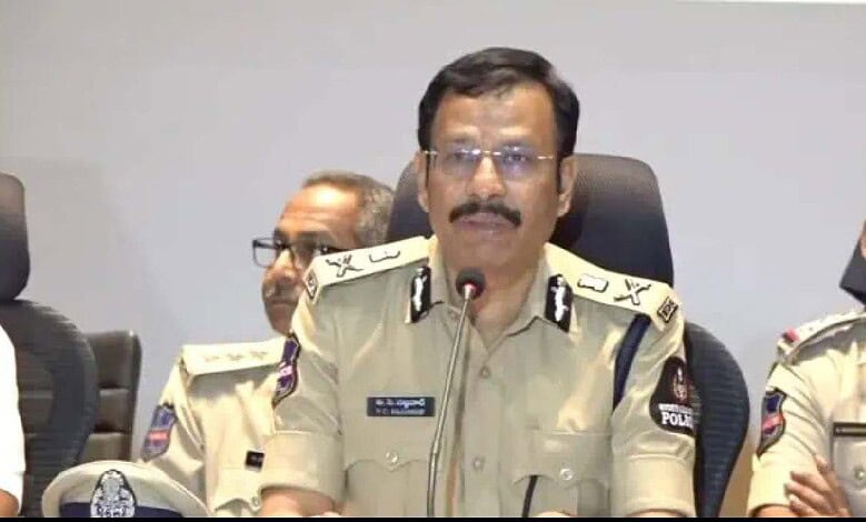 Hyderabad police commissioner VC Sajjanar