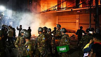 Protest in Dhaka, Bangladesh after Osama Hadi dies