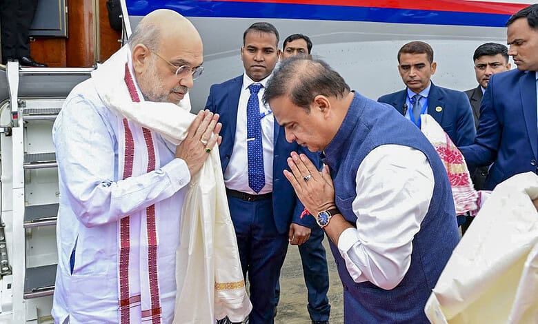 Amit Shah in Guwahati
