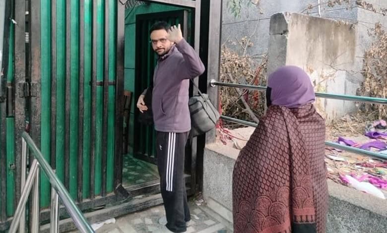 Anti-CAA activist Umar Khalid returns to Tihar jail in Delhi after 14 days interim bail to attend his siter's wedding