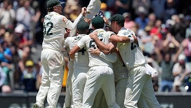 Australian Team celebrating - Reuters