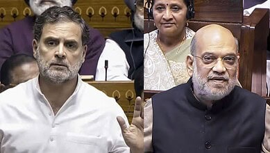 Congress Leader Rahul Gandhi & Home minister Amit Shah