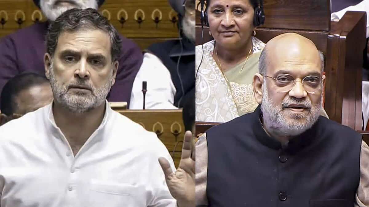 Congress Leader Rahul Gandhi & Home minister Amit Shah