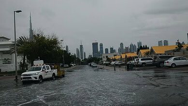 Dubai's severe thunderstorm