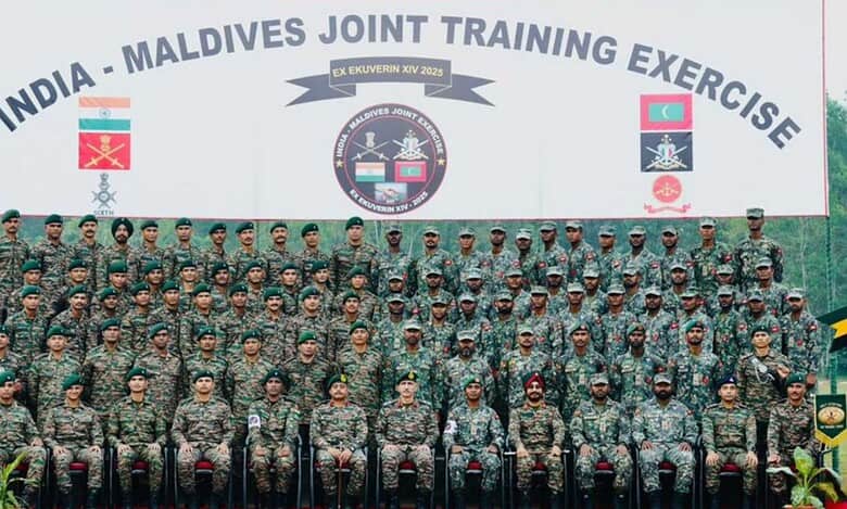 Exercise Ekuverin begins in Kerala as India and Maldives start two-week joint training