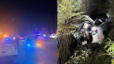 Indian origin man crashes Tesla, throws wine bottle at police in California