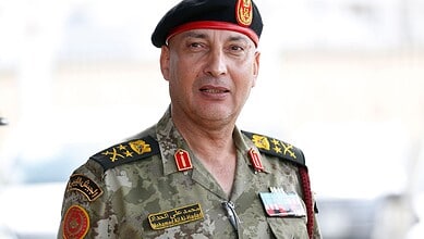 Libya's military chief Muhammad Ali Ahmad al-Haddad