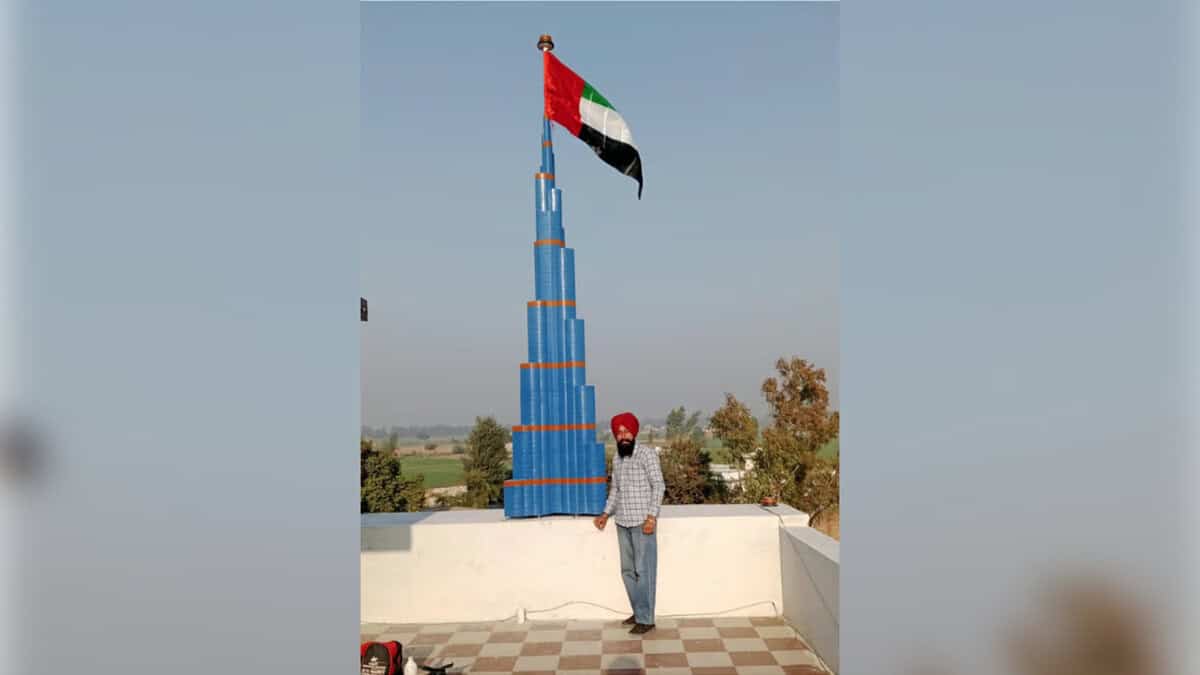 Mini Burj Khalifa in Punjab's Jargaon