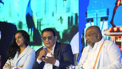 Minister Azharuddin at Telangana Rising Summit