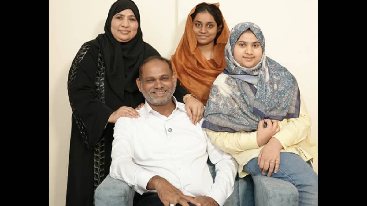 Sheik Shakil with his family