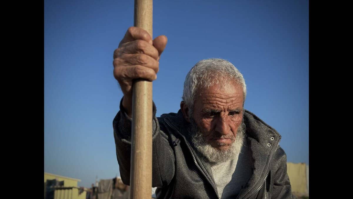 Palestinian mortician Yousef Abu Hatab