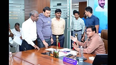 HYDRAA Commissioner AV Ranganath listens to public grievances