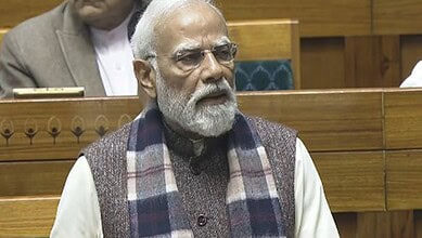 PM Modi in Lok Sabha