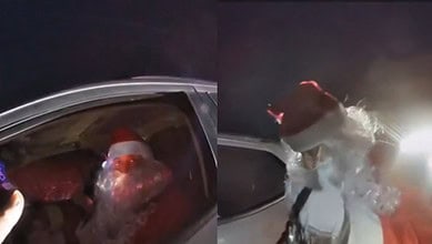 Santa caught speeding while giving gifts in Ohio