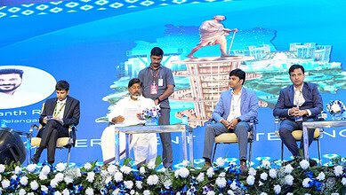 Telangana Deputy CM Bhatti Vikramarka Mallu at Telangana Rising Global Summit