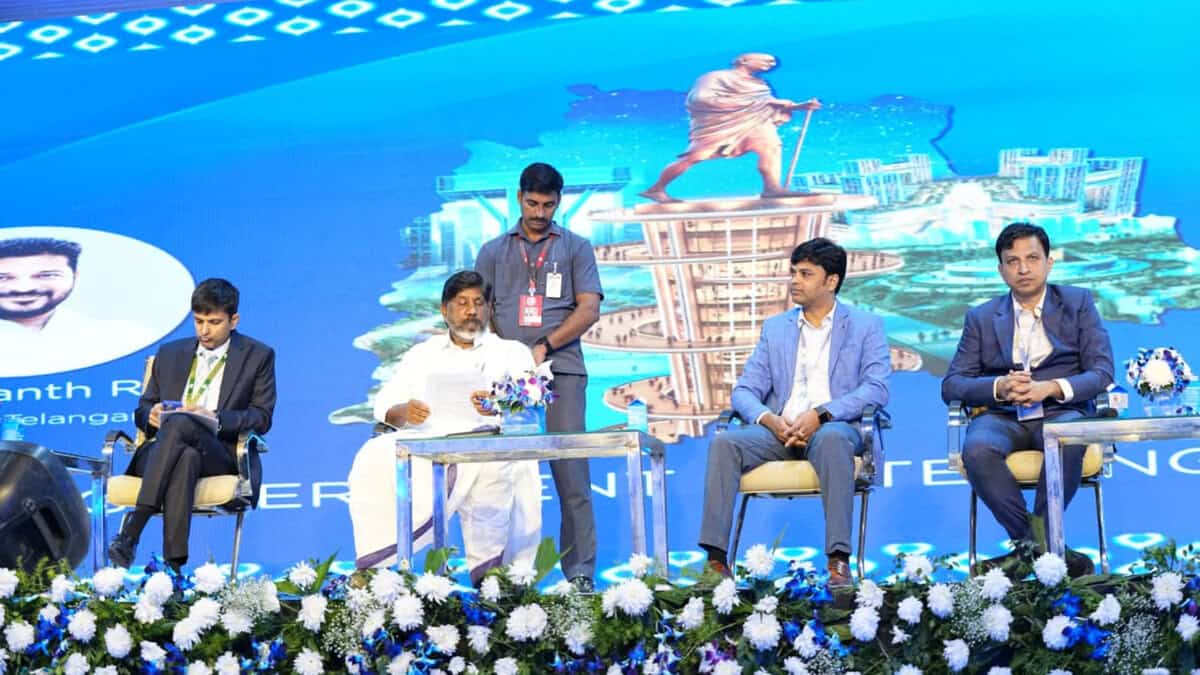 Telangana Deputy CM Bhatti Vikramarka Mallu at Telangana Rising Global Summit