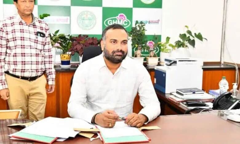 GHMC Commissioner RV Karnan