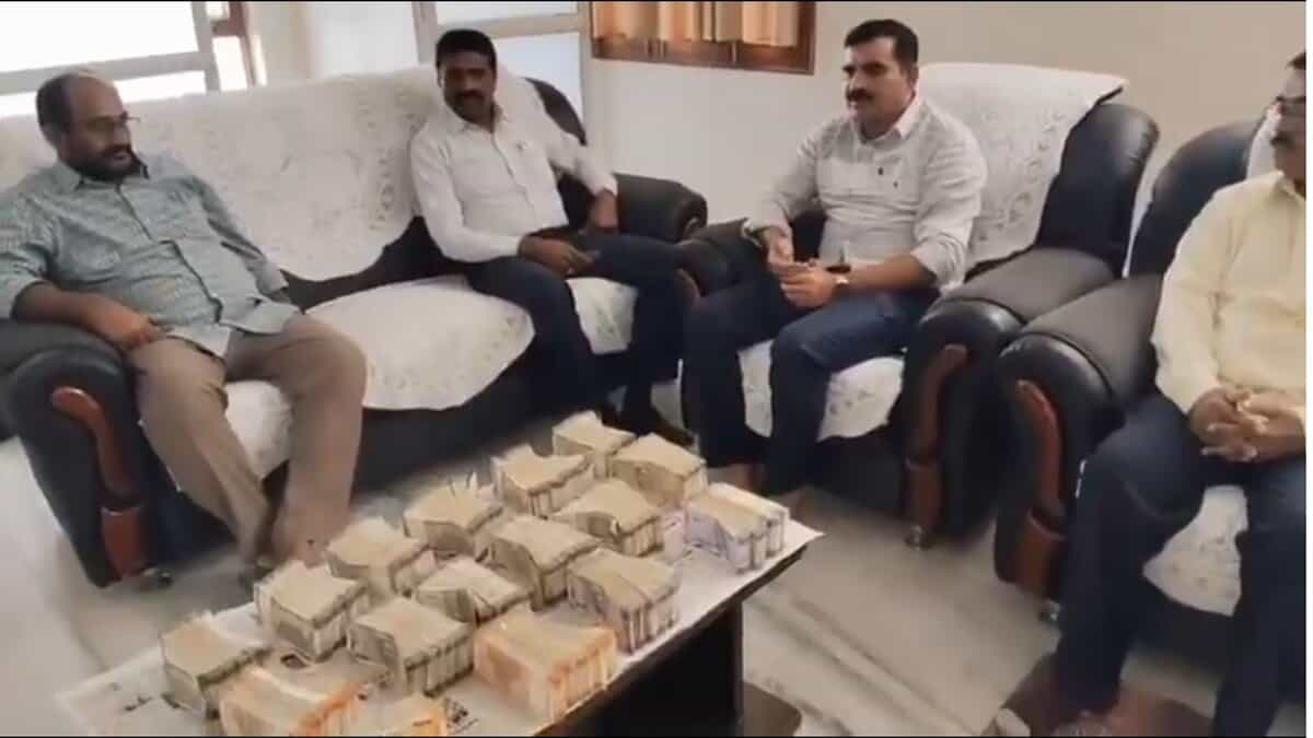 Cash seized from A Venkat Reddy's house