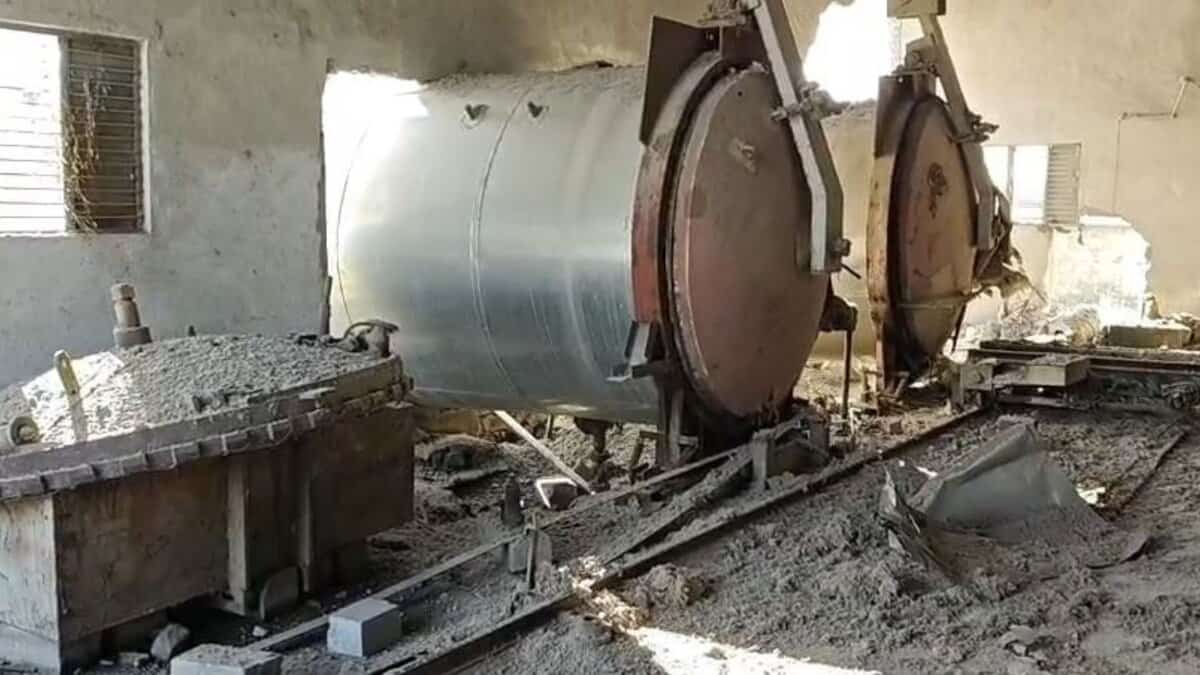 Blast in a cement factory in Suryapet