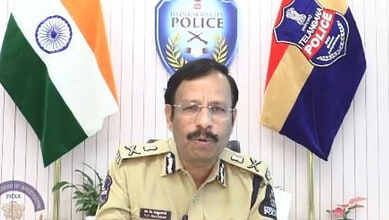 Hyderabad commissioner of police VC Sajjanar