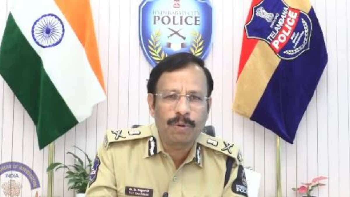 Hyderabad commissioner of police VC Sajjanar