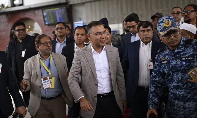 Acting chairman of Bangladesh Nationalist Party, Tarique Rahman returns to Bangladesh