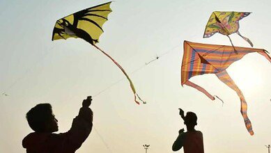 Kite festival in Hyderabad