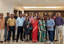 Seventeen former journalists from Citizen's Evening reunited in Hyderabad after four decades