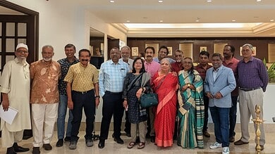Seventeen former journalists from Citizen's Evening reunited in Hyderabad after four decades