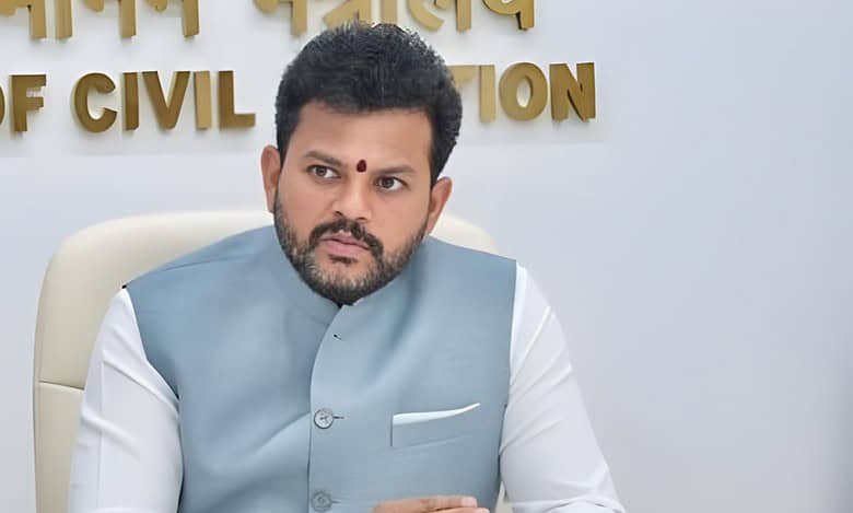 Union civi Aviation minister Ram Mohan Naidu