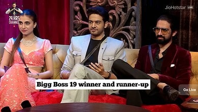 Bigg Boss 19 contestants Farrhana Bhatt, Gaurav Khanna and Amaal Mallik