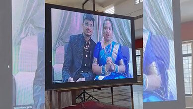 couple attend reception online after IndiGo flights cancelled