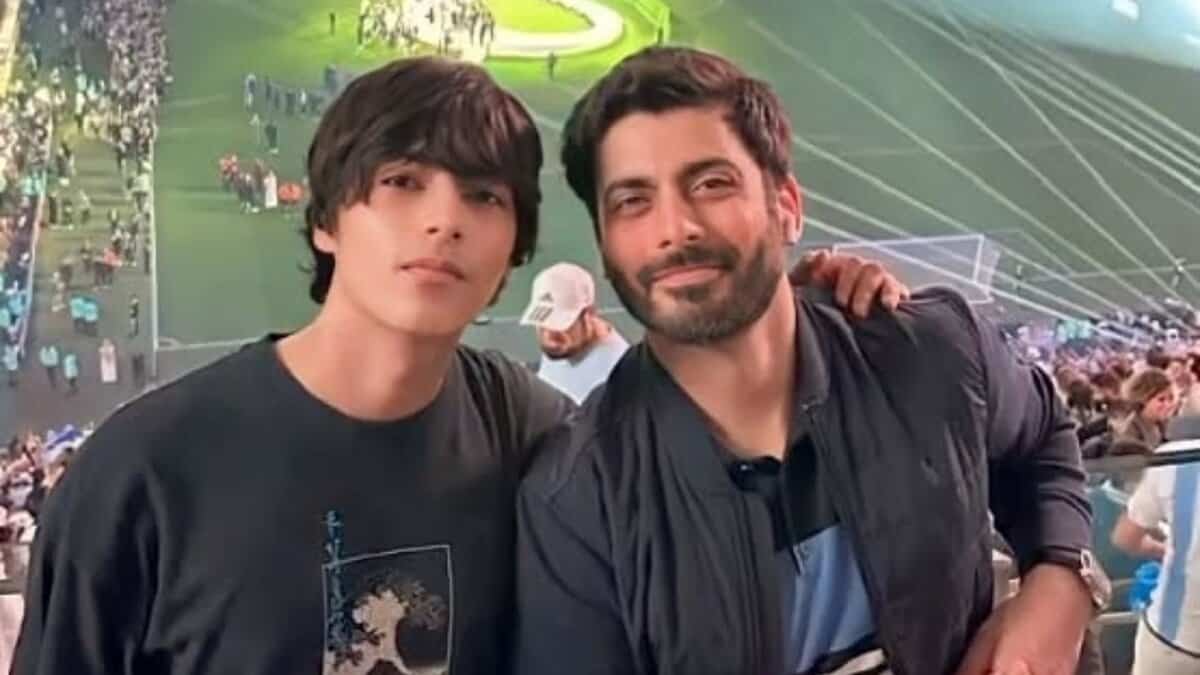 Ayaan Khan and Fawad Khan