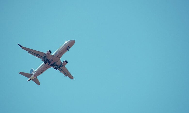 Image showing a plane in the sky