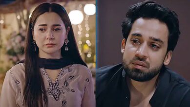 Hania Aamir and Bilal Abbas Khan from Meri Zindagi Hai Tu