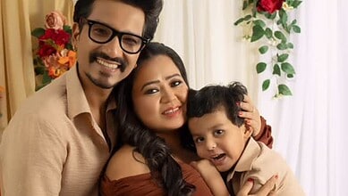 Haarsh Limbachiyaa and Bharti Singh