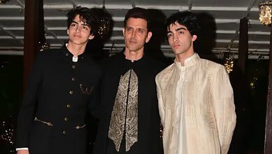 Hrithik Roshan's sons Hrehaan and Hridhaan Roshan