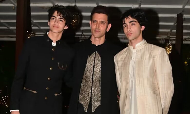Hrithik Roshan's sons Hrehaan and Hridhaan Roshan