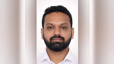 The image of 40-year-old Indian expat Afzal, who died in a road accident in Oman.