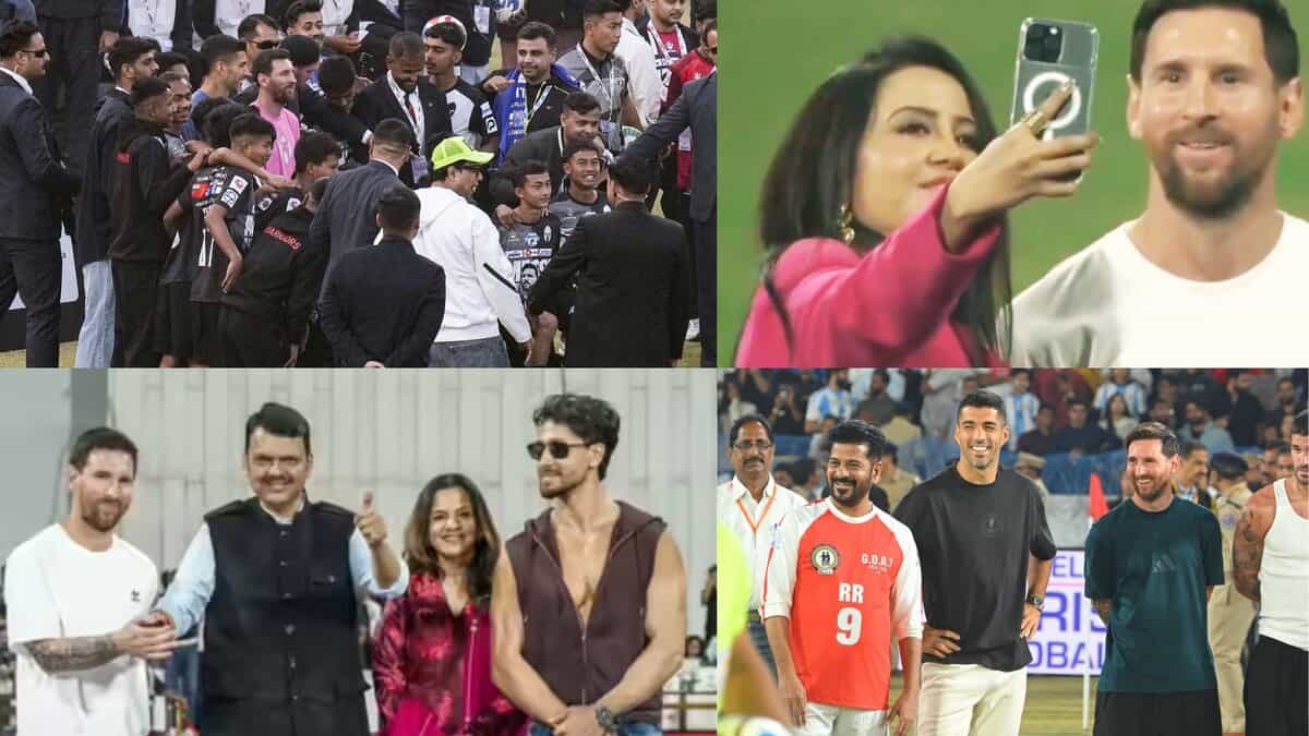 Messi tour of india GOAT