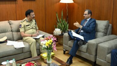 Image of Hyderabad police commissioner VC Sajjanar