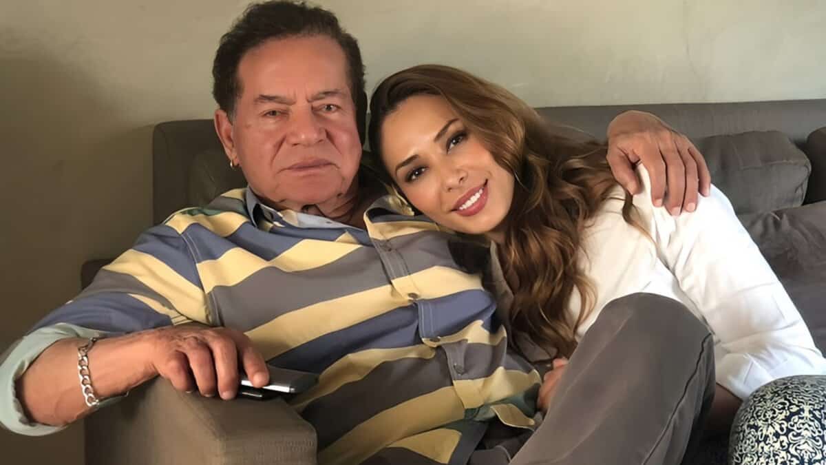 Salim Khan and Iulia Vantur
