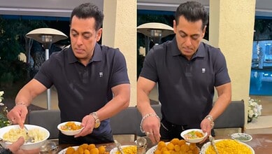 Salman Khan making Bhel