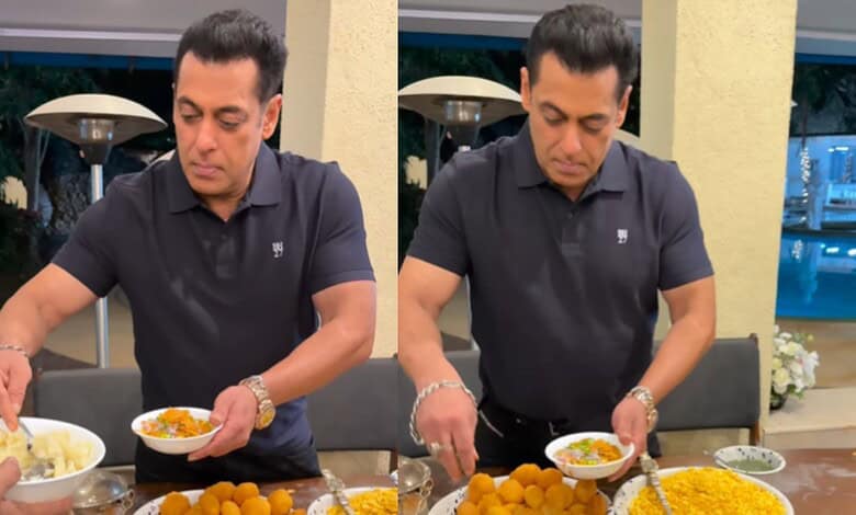 Salman Khan making Bhel