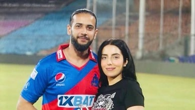 Imad Wasim and Sannia Ashfaq