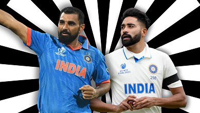 Mohammed Shami and Mohammed Siraj cricketers