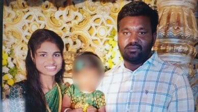 Sriharsha (right) and Rukmini (left)